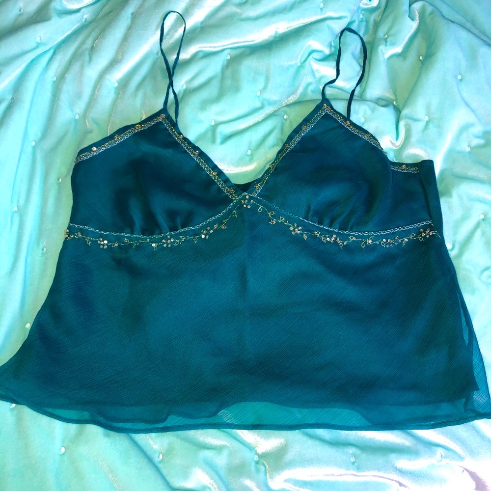 Petite XL embellished tank top from Daisy Fuentes